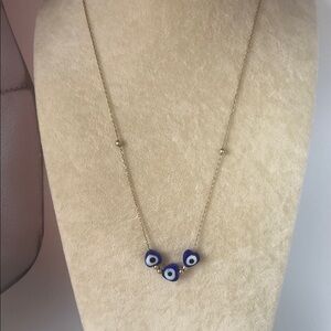 Evil Eye Blue Necklace